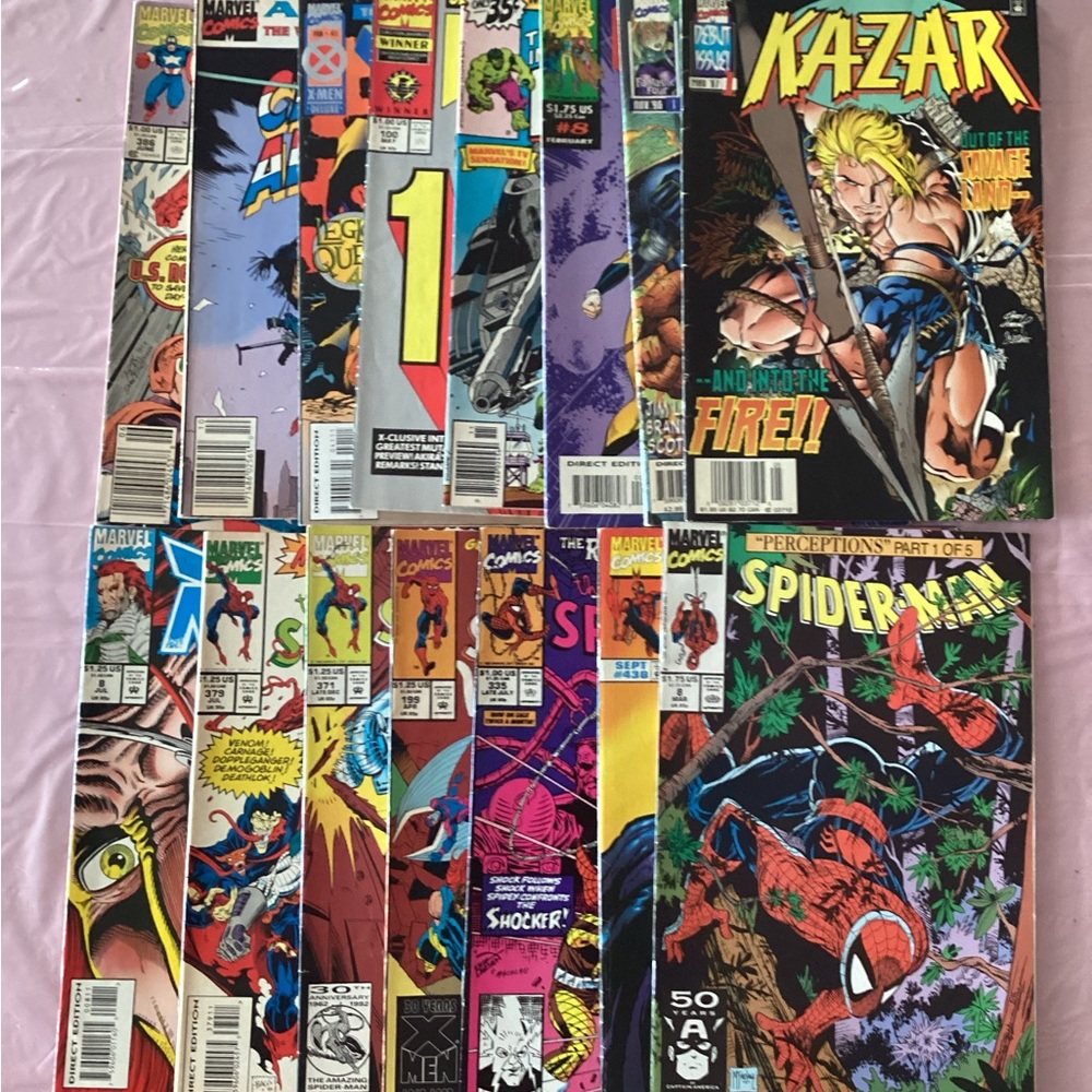 15 Marvel Comics Comic Books Spider-Man Ravage Hulk Captain America X-Men More